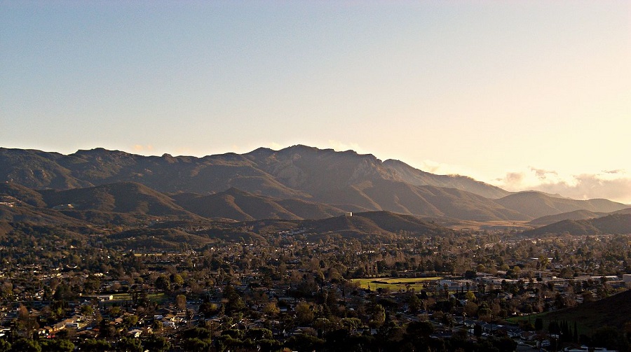 A view of the Casa Conejo Area from a hill North of U.S. 101